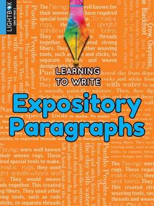 Expository Paragraphs de Frances Purslow