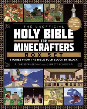 The Unofficial Holy Bible for Minecrafters Box Set: Stories from the Bible Told Block by Block de Christopher Miko