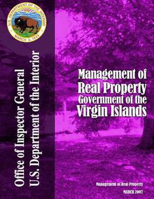 Management of Real Property Government of the Virgin Islands de U. S. Department of the Interior