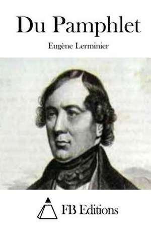 Du Pamphlet de Eugene Lerminier