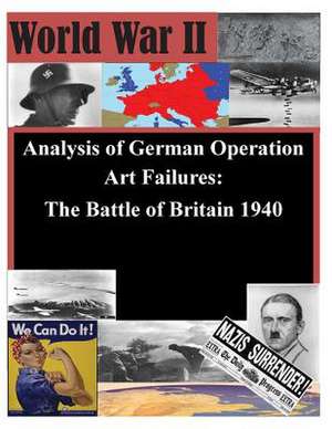 Analysis of German Operation Art Failures de Naval War College