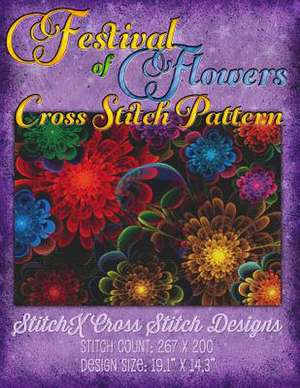 Festival of Flowers Cross Stitch Pattern de Tracy Warrington