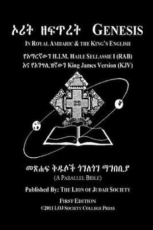 Genesis in Amharic and English (Side by Side) de Lion of Judah Society