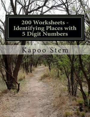 200 Worksheets - Identifying Places with 5 Digit Numbers de Kapoo Stem