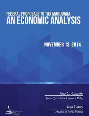 Federal Proposals to Tax Marijuana de Congressional Research Service