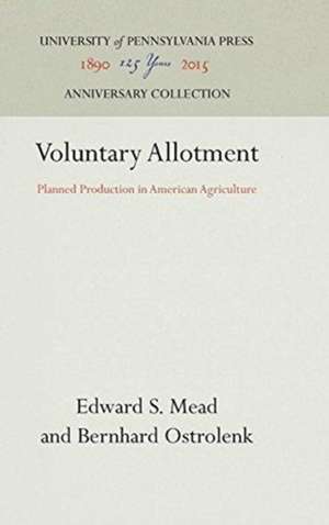 Voluntary Allotment de Edward S Mead