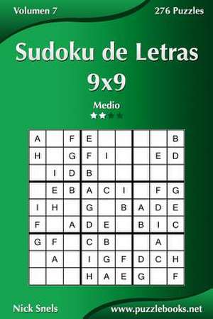 Sudoku de Letras 9x9 - Medio - Volumen 7 - 276 Puzzles