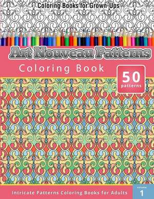 Art Nouveau Patterns Coloring Book de Chiquita Publishing