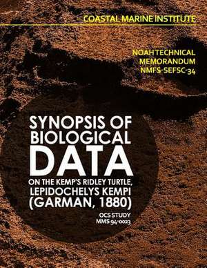 Synopsis of Biological Data on the Kemp's Ridley Turtle, Lepidochelys Kempi (Garman, 1880) de U. S. Department of the Interior