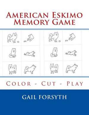 American Eskimo Memory Game de Gail Forsyth