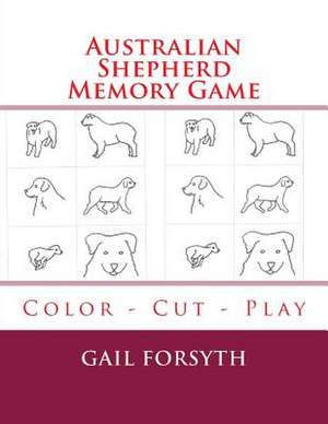 Australian Shepherd Memory Game de Gail Forsyth