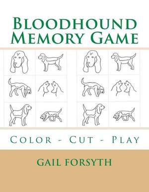 Bloodhound Memory Game de Gail Forsyth