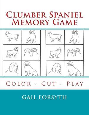 Clumber Spaniel Memory Game de Gail Forsyth