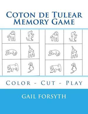 Coton de Tulear Memory Game de Gail Forsyth