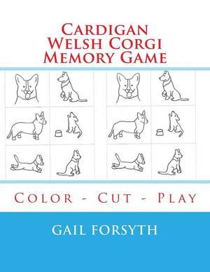 Cardigan Welsh Corgi Memory Game de Gail Forsyth