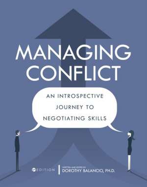 Managing Conflict de Dorothy Balancio