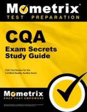 Cqa Exam Secrets Study Guide de Mometrix Quality Certification Test Team