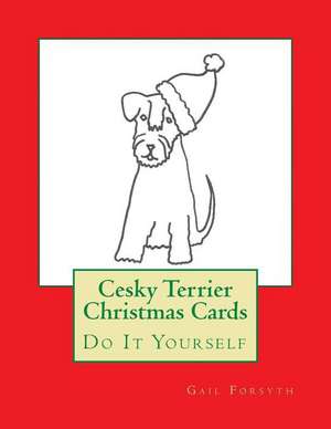 Cesky Terrier Christmas Cards de Gail Forsyth