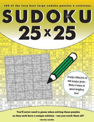 25x25 Sudoku de Clarity Media