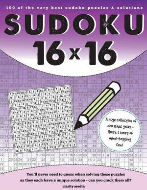 16x16 Sudoku de Clarity Media