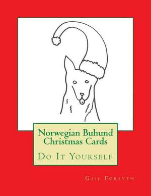 Norwegian Buhund Christmas Cards de Gail Forsyth