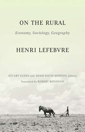 On the Rural: Economy, Sociology, Geography de Henri Lefebvre