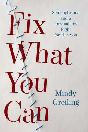 Fix What You Can: Schizophrenia and a Lawmaker's Fight for Her Son de Mindy Greiling