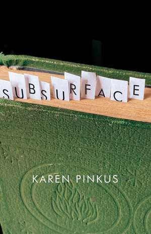 Subsurface de Karen Pinkus