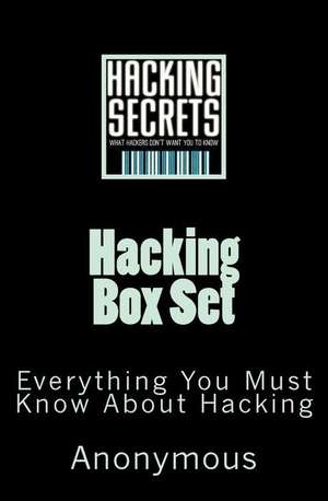 Hacking Box Set de MR Anonymous