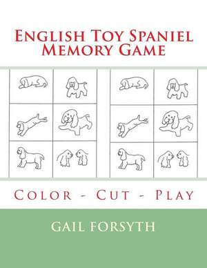 English Toy Spaniel Memory Game de Gail Forsyth