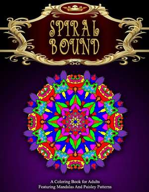 Spiral Bound Mandala Coloring Book - Vol.3 de Jangle Charm