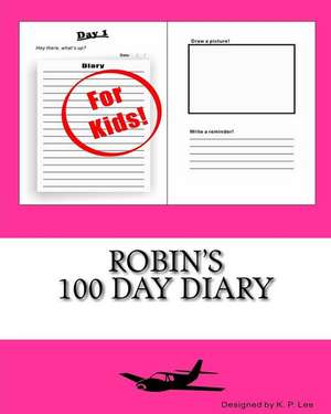 Robin's 100 Day Diary: An Adult Coloring Book of 40 Owls in a Range of Styles and Ornate Patterns de K. P. Lee