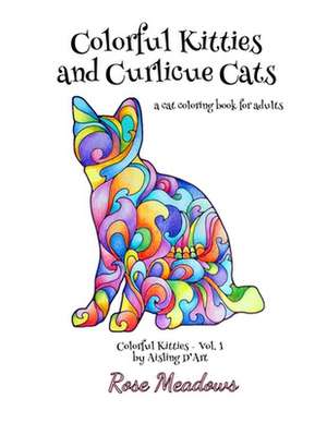 Colorful Kitties and Curlicue Cats de Aisling D'Art