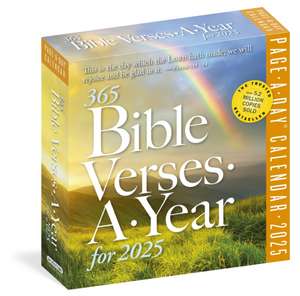 365 Bible Verses-A-Year Page-A-Day(r) Calendar 2025 de Workman Calendars