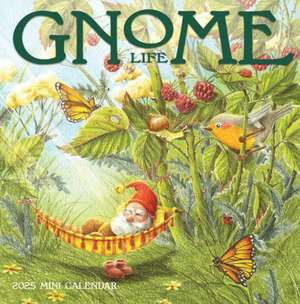 Gnome Life Mini Wall Calendar 2025 de Workman Calendars