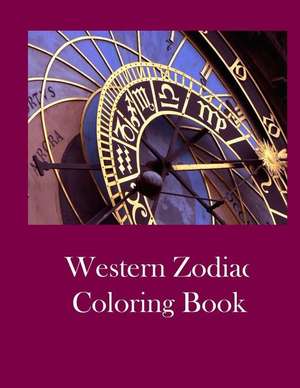 Western Zodiac Coloring Book de Lazaros' Blank Books