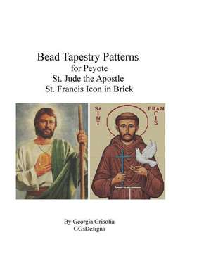 Bead Tapestry Patterns for Peyote St. Jude the Apostle St. Francis Icon de Georgia Grisolia