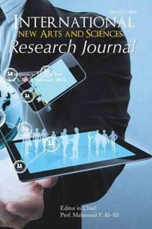 International New Arts and Sciences Research Journal de Prof Mahmoud F. Al-Ali