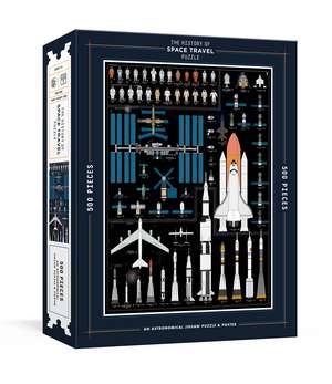 The History of Space Travel Puzzle. 500 Pieces de Pop Chart Lab