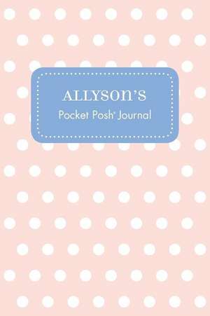 Allyson's Pocket Posh Journal, Polka Dot de Andrews McMeel Publishing