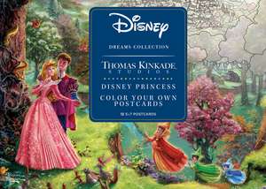 Disney Dreams Collection Thomas Kinkade Studios Disney Princess Color Your Own P de Thomas Kinkade