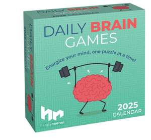 Daily Brain Games 2025 Day-to-Day Calendar: Energize your mind, one puzzle at a time! de HappyNeuron