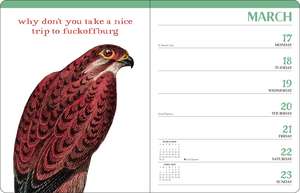 Effin' Birds 12-Month 2025 Monthly/Weekly Planner Calendar de Aaron Reynolds