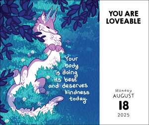 Kate Allan 2025 Day-to-Day Calendar: You Are Lovable de Kate Allan