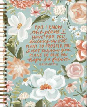 Scriptures and Florals 12-Month 2025 Monthly/Weekly Planner Calendar de Allison Loveall