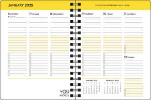 You Are a Badass Deluxe Organizer 17-Month 2024-2025 Weekly/Monthly Planner Calendar de Jen Sincero