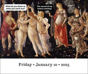 Punk History 2025 Day-to-Day Calendar: Classical Art, Modern Attitude de Kate Roberts