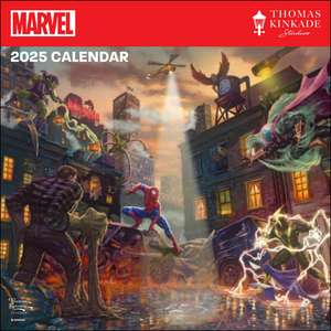 MARVEL by Thomas Kinkade Studios 2025 Wall Calendar de Thomas Kinkade Studios