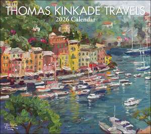 Thomas Kinkade Travels 2026 Deluxe Wall Calendar de Thomas Kinkade