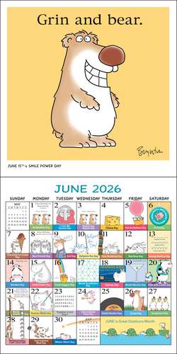 Sandra Boynton's Every Day's a Fabulous Holiday 2026 Wall Calendar de Sandra Boynton